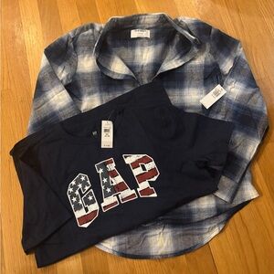 NWT Pair of Girls Shirts, Size 14-16